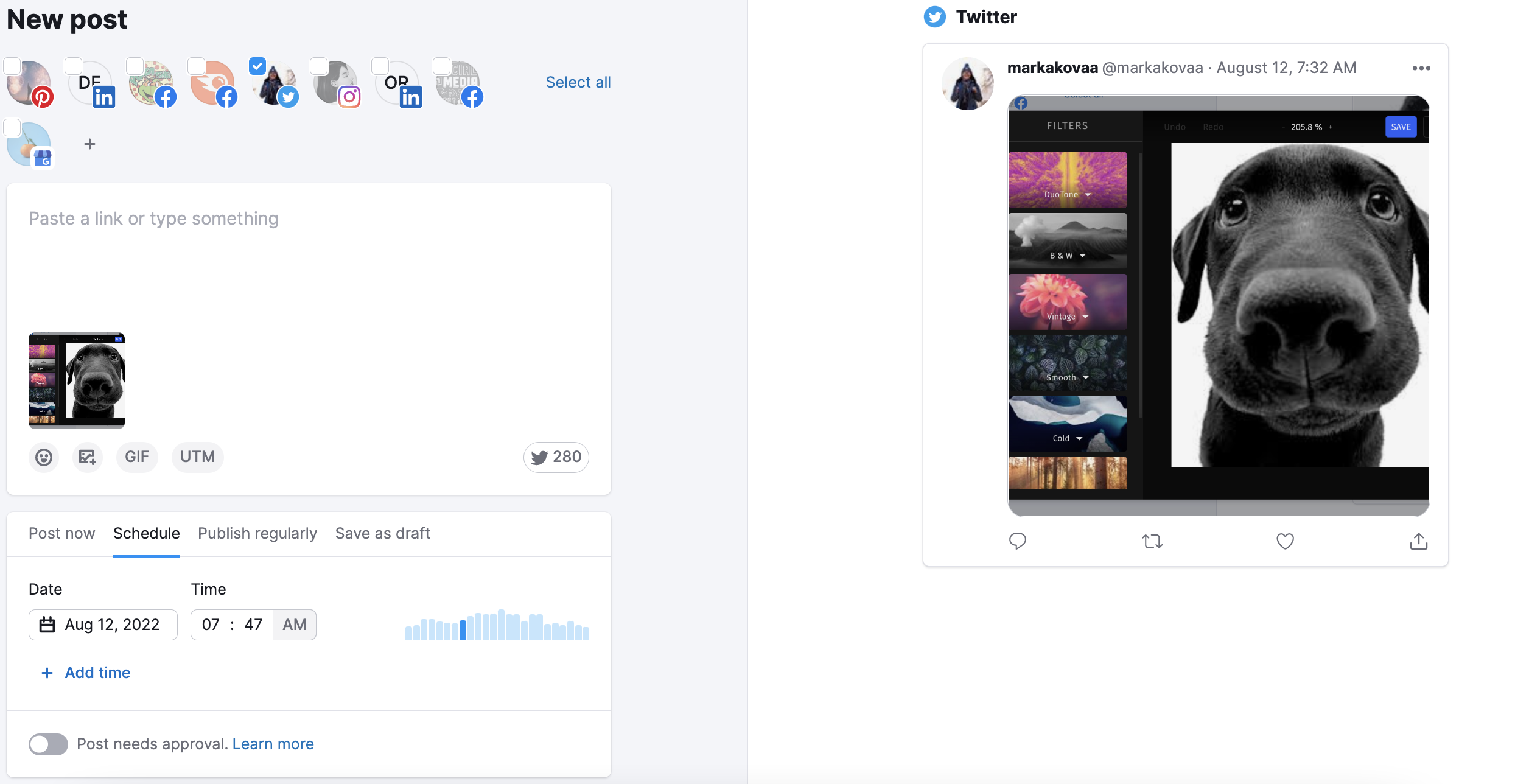How to use Social Poster Chrome Extension image 8